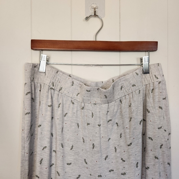 Penningtons TiVoglio Gray Pull On Full Length PJ Pants Pyjamas Loungewear 1x - Picture 2 of 5